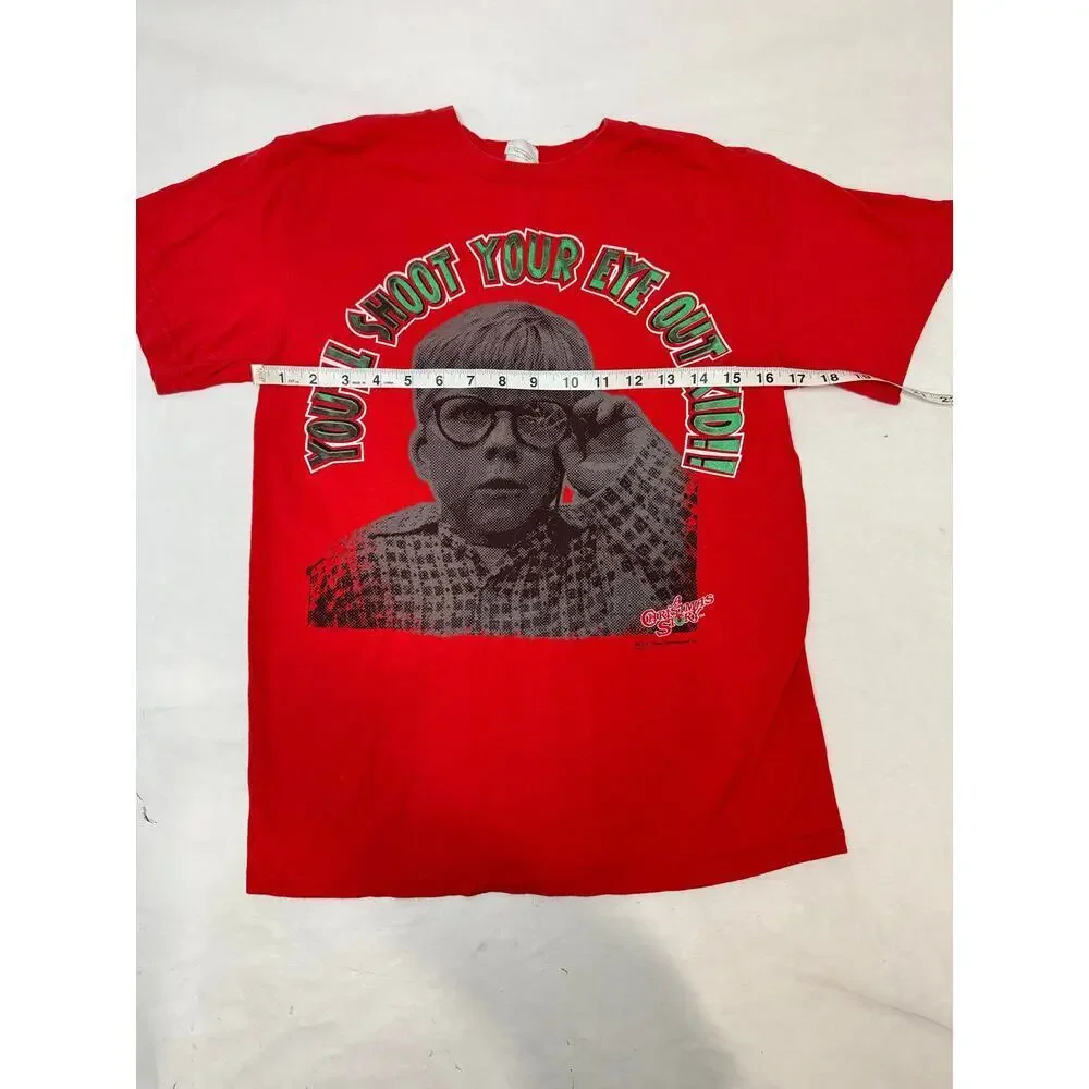 Christmas Story You'll Shoot Your Eye Out 100% Cotton Tee T-Shirt Size Small